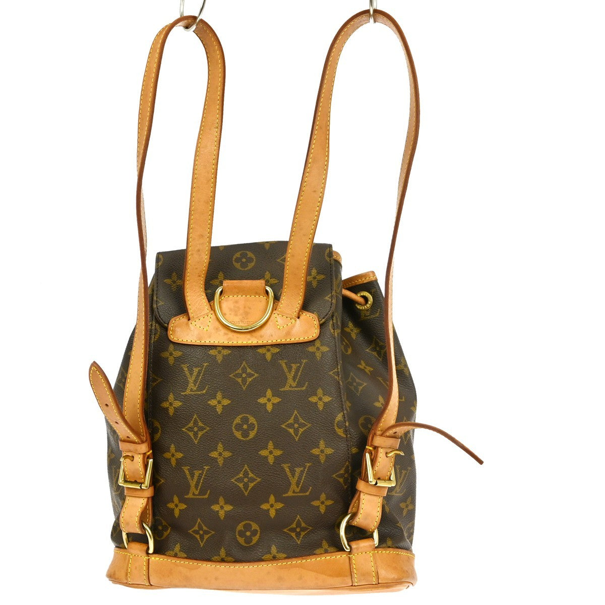 Louis Vuitton Montsouris Backpack Monogram Canvas Brown Canvas Backpack Bag (Pre-Owned)