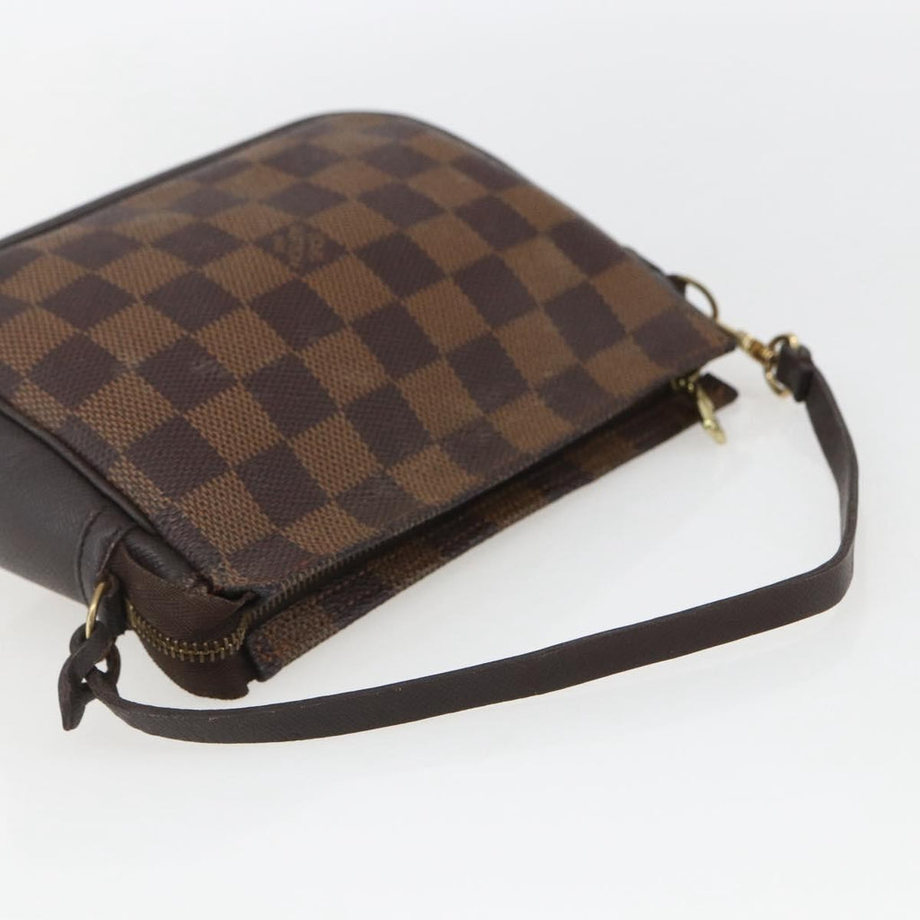 Louis Vuitton Trousse Make Up Bag Damier Canvas Brown Canvas Clutche & Pouche Bag (Pre-Owned)