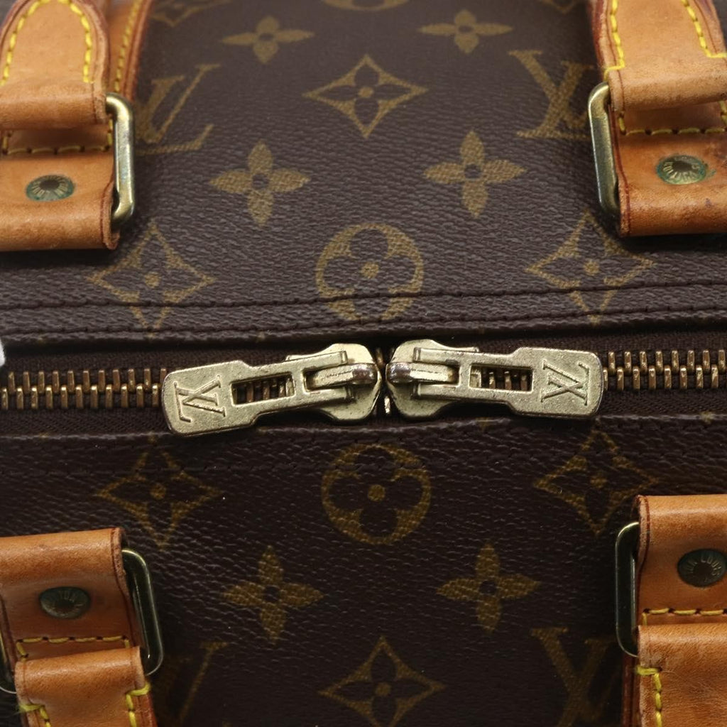 Louis Vuitton Keepall Bag Monogram Canvas Brown Canvas Travel Bag Bag (Pre-Owned)