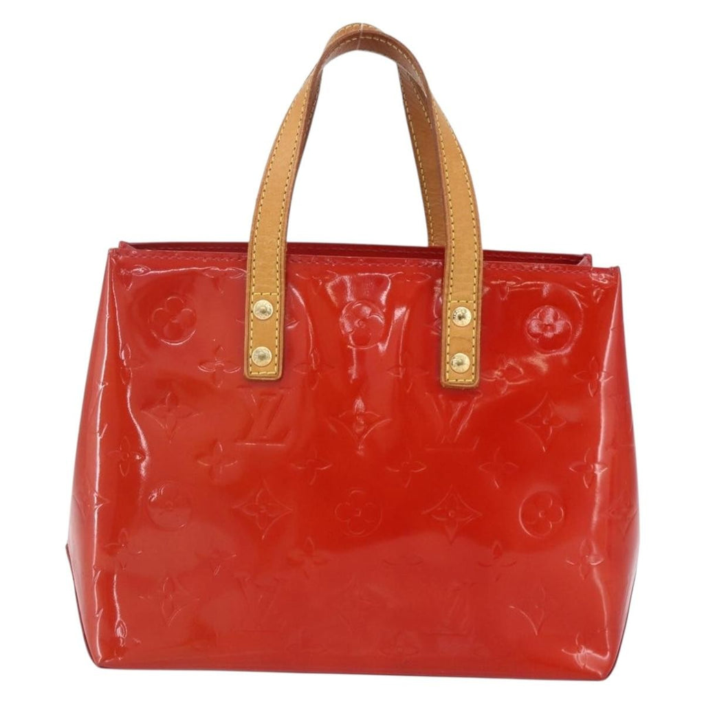 Louis Vuitton Reade Handbag Monogram Vernis Red Patent_Leather Handbag (Pre-Owned)