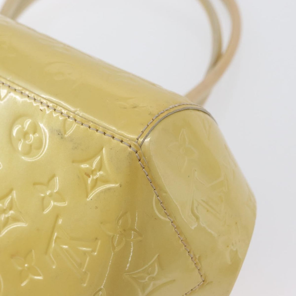 Louis Vuitton Sherwood Handbag Monogram Vernis Yellow Patent_Leather Handbag (Pre-Owned)