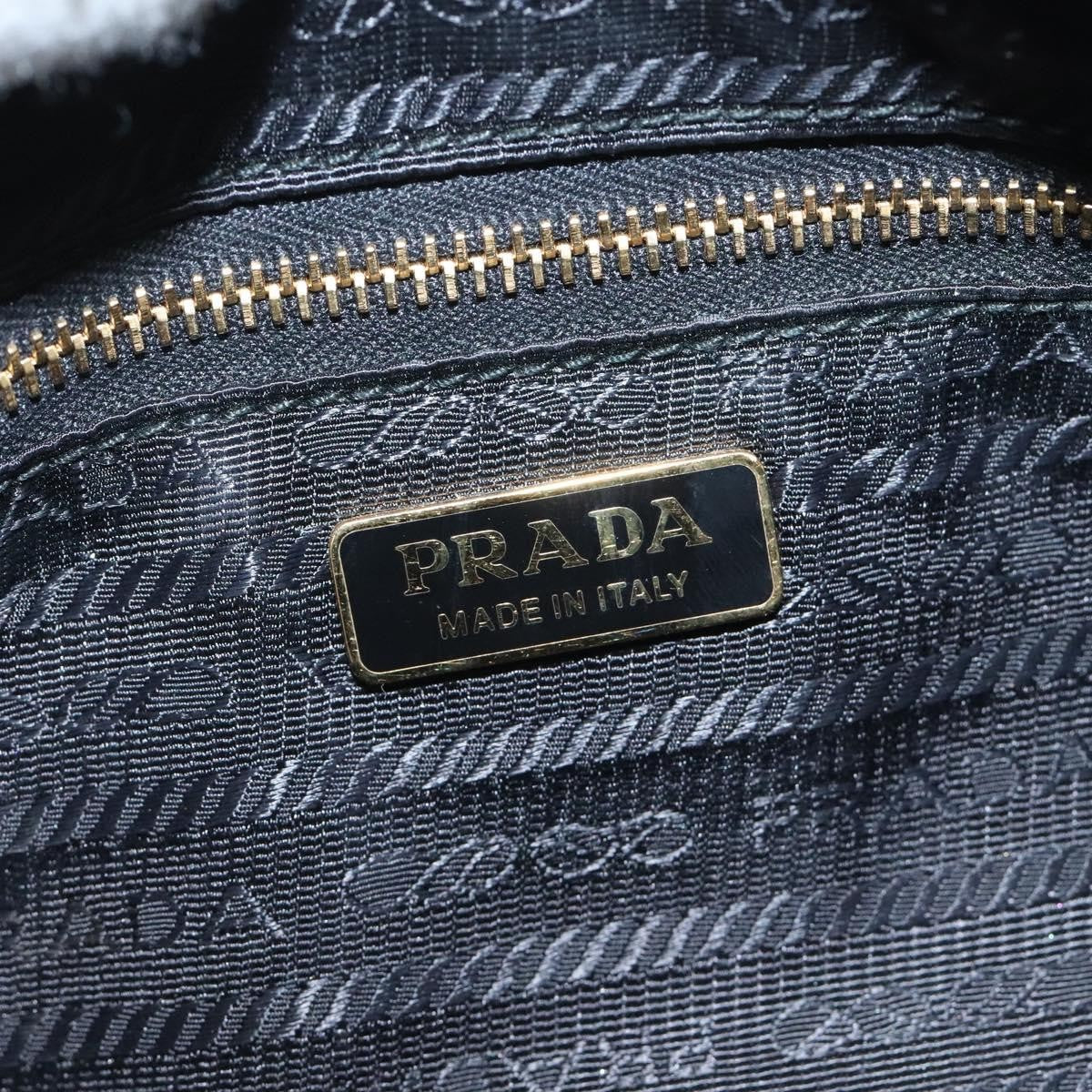Prada Vintage Pouch Tessuto Gold Nylon Clutche & Pouche Bag (Pre-Owned)