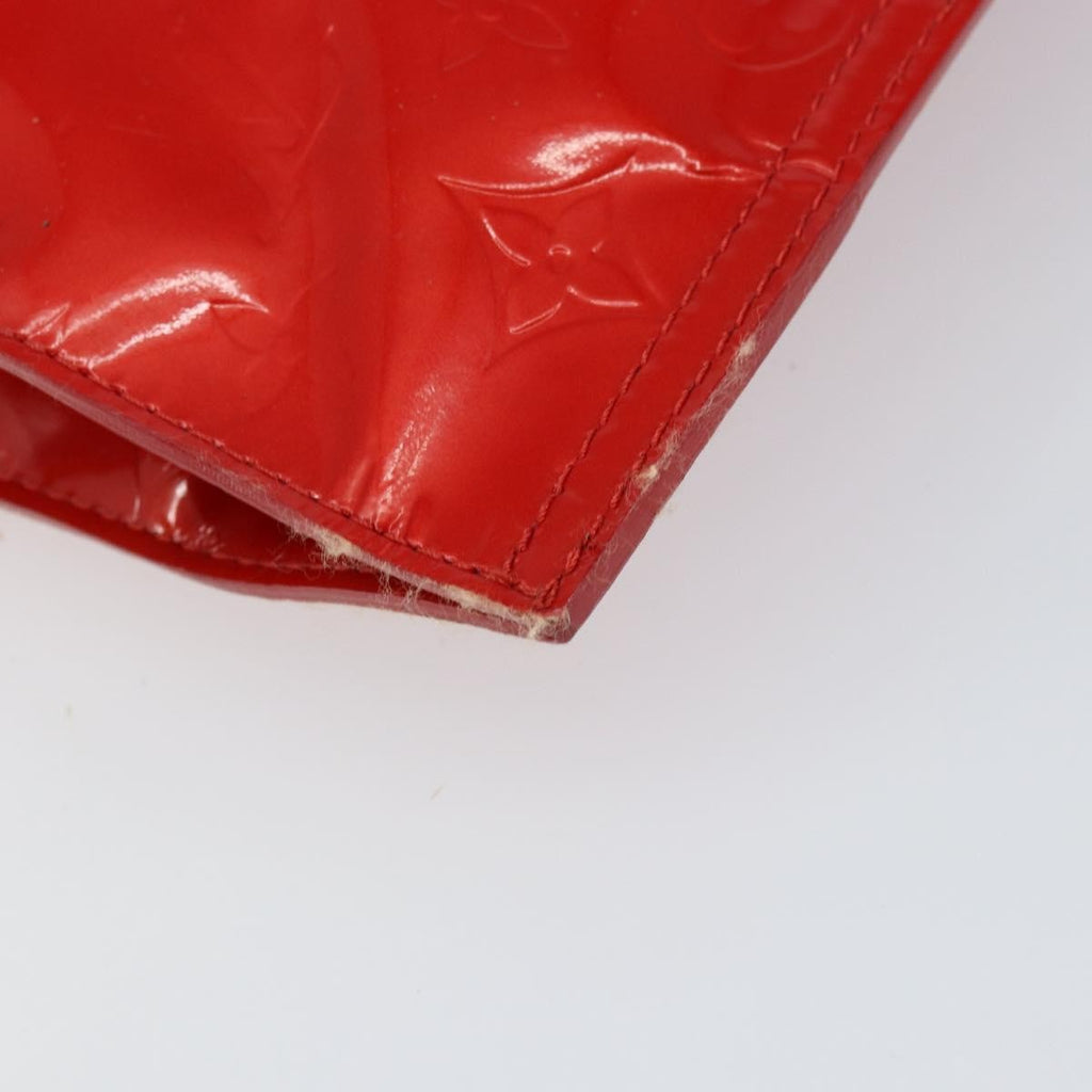 Louis Vuitton Stanton Handbag Monogram Vernis Red Patent_Leather Tote Bag Bag (Pre-Owned)