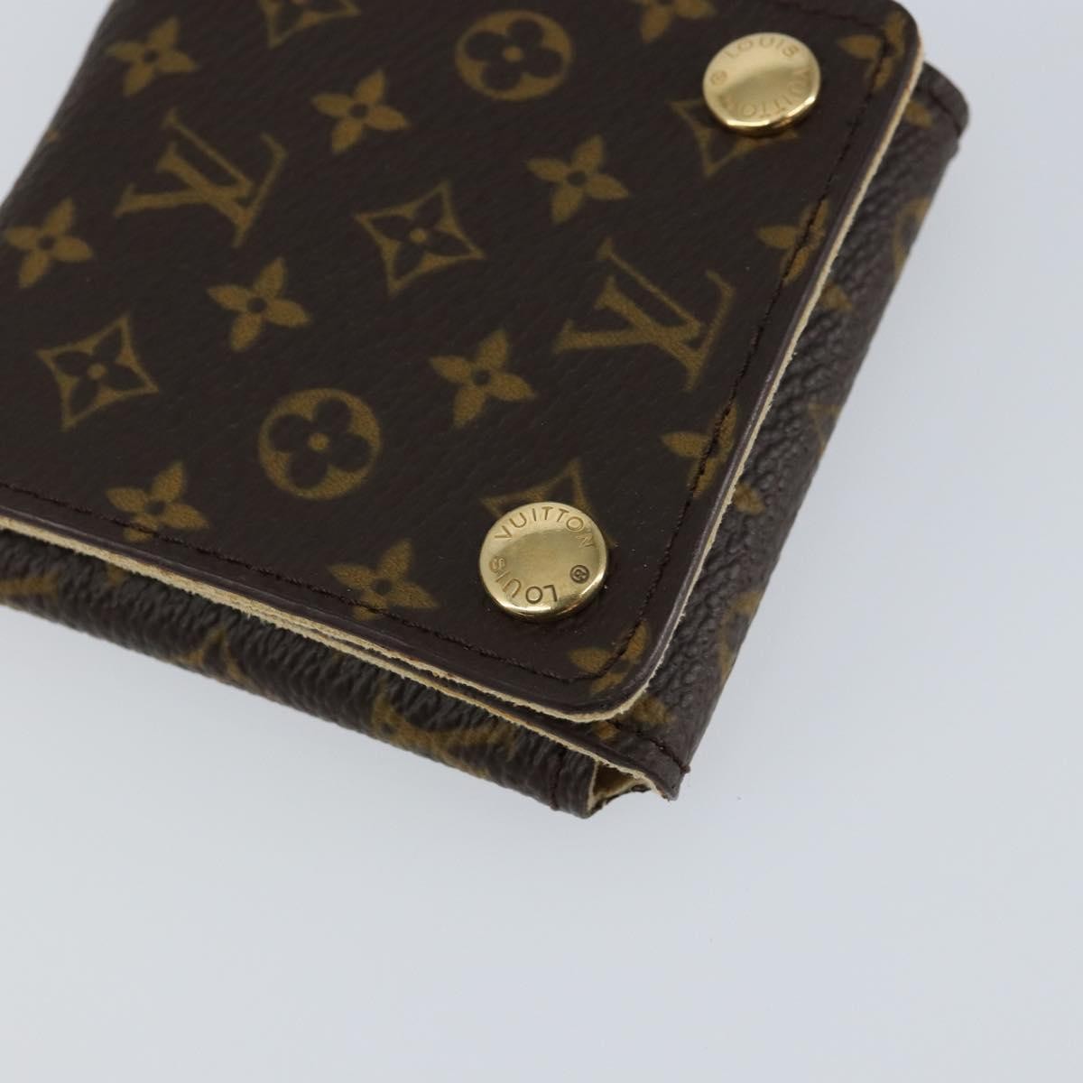 Louis Vuitton Case Jewelry Box Canvas Brown Canvas Wallets Accessory (Pre-Owned)