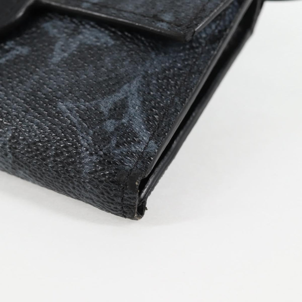 Louis Vuitton Cross Card Holder Limited Edition Monogram Pastel Noir Black Canvas Clutche & Pouche Bag (Pre-Owned)