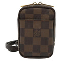 Louis Vuitton Etui Okapi Camera Case Damier Brown Canvas Clutche & Pouche Bag (Pre-Owned)