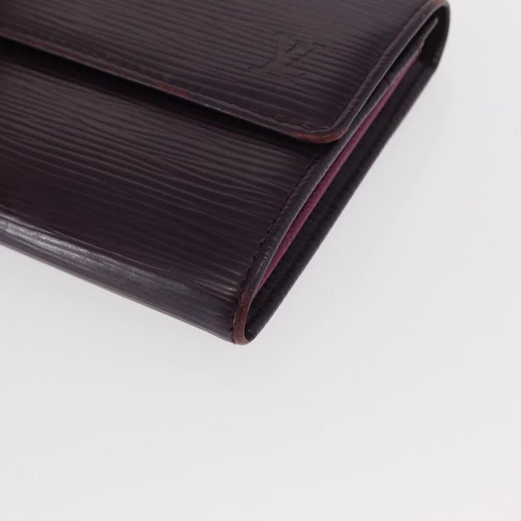 Louis Vuitton Vintage Sarah Wallet Epi Leather Purple Leather Wallets Accessory (Pre-Owned)