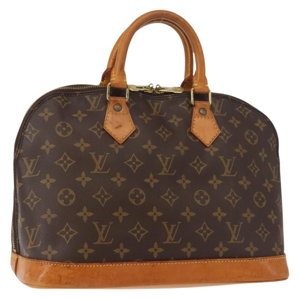 Louis Vuitton Vintage Alma Handbag Monogram Canvas Brown Canvas Handbag (Pre-Owned)