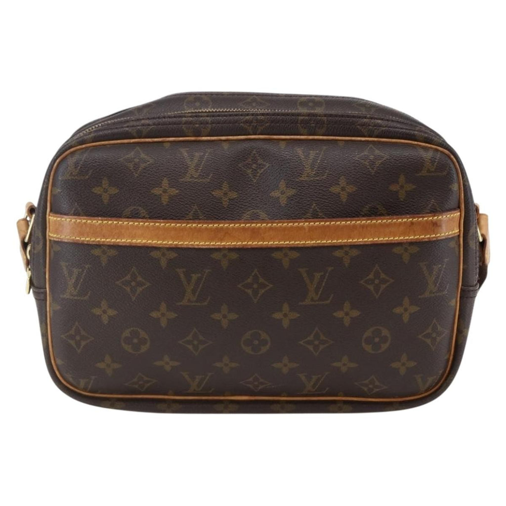 Louis Vuitton Reporter Bag Monogram Canvas Brown Canvas Bag (Pre-Owned)