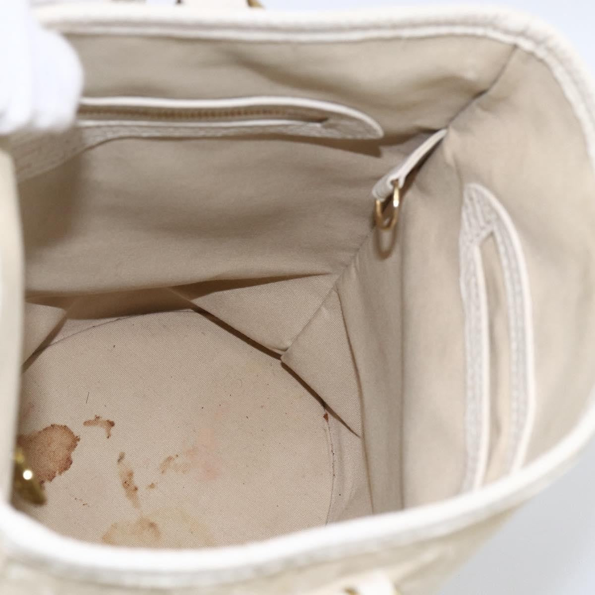 Louis Vuitton Petit Bucket Bag Mini Lin Beige Canvas Shoulder Bag Bag (Pre-Owned)