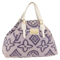 Louis Vuitton Tahitienne Cabas Canvas Purple Canvas Tote Bag Bag (Pre-Owned)
