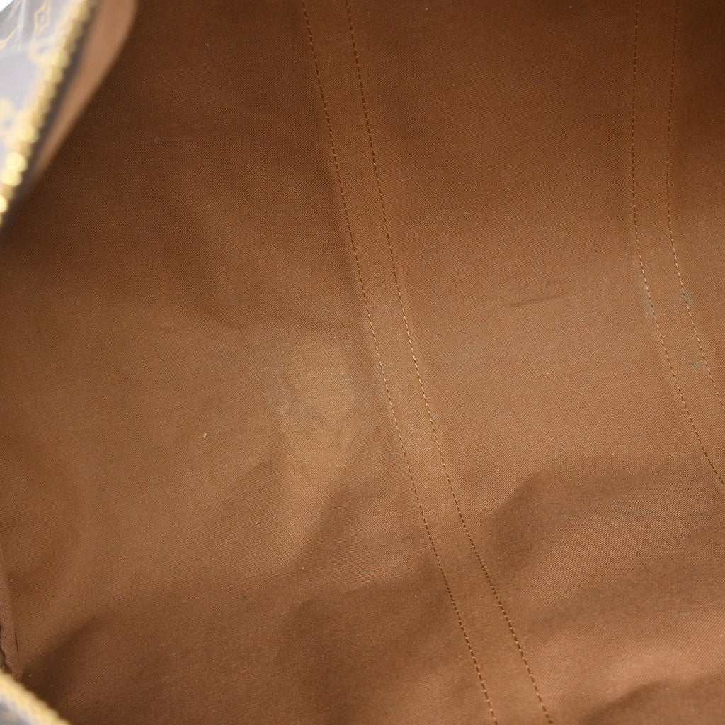 Louis Vuitton Keepall Bag Monogram Canvas Brown Canvas Travel Bag Bag (Pre-Owned)
