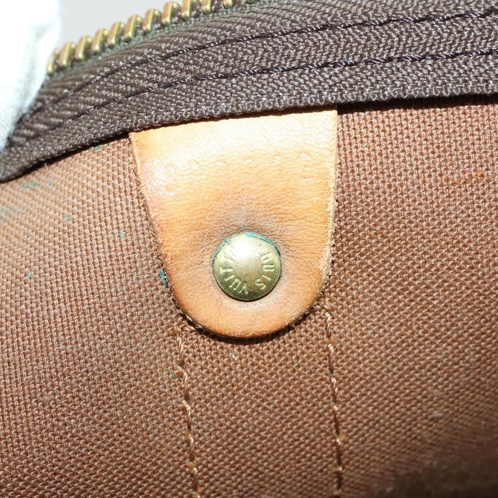 Louis Vuitton Keepall Bag Monogram Canvas Brown Canvas Travel Bag Bag (Pre-Owned)