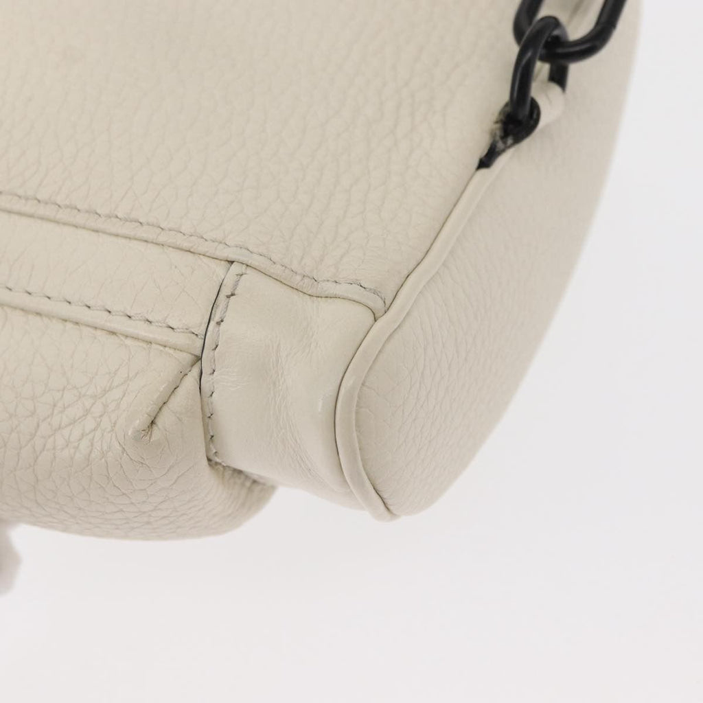 Louis Vuitton Christopher Backpack Taurillon Leather White Leather Shoulder Bag Bag (Pre-Owned)
