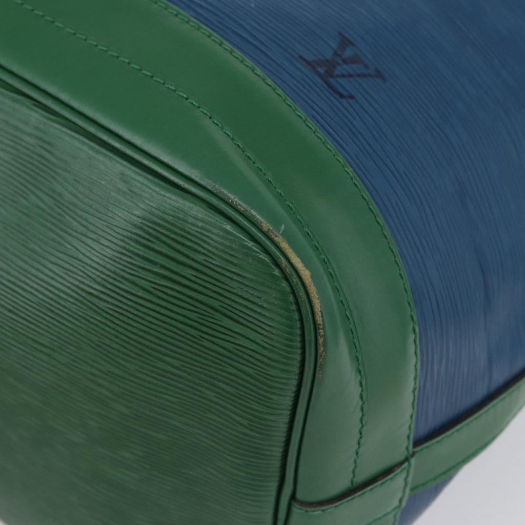 Louis Vuitton Bicolor Noe Handbag Epi Leather Blue Leather Shoulder Bag Bag (Pre-Owned)
