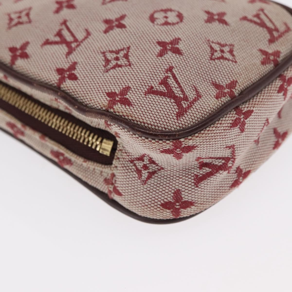 Louis Vuitton Camera Bag Mini Lin Red Canvas Clutche & Pouche Bag (Pre-Owned)