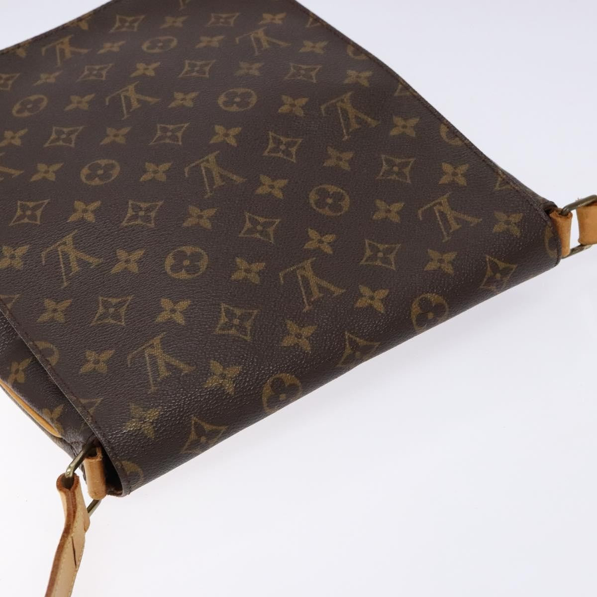 Louis Vuitton Musette Salsa Handbag Monogram Canvas Brown Canvas Bag (Pre-Owned)