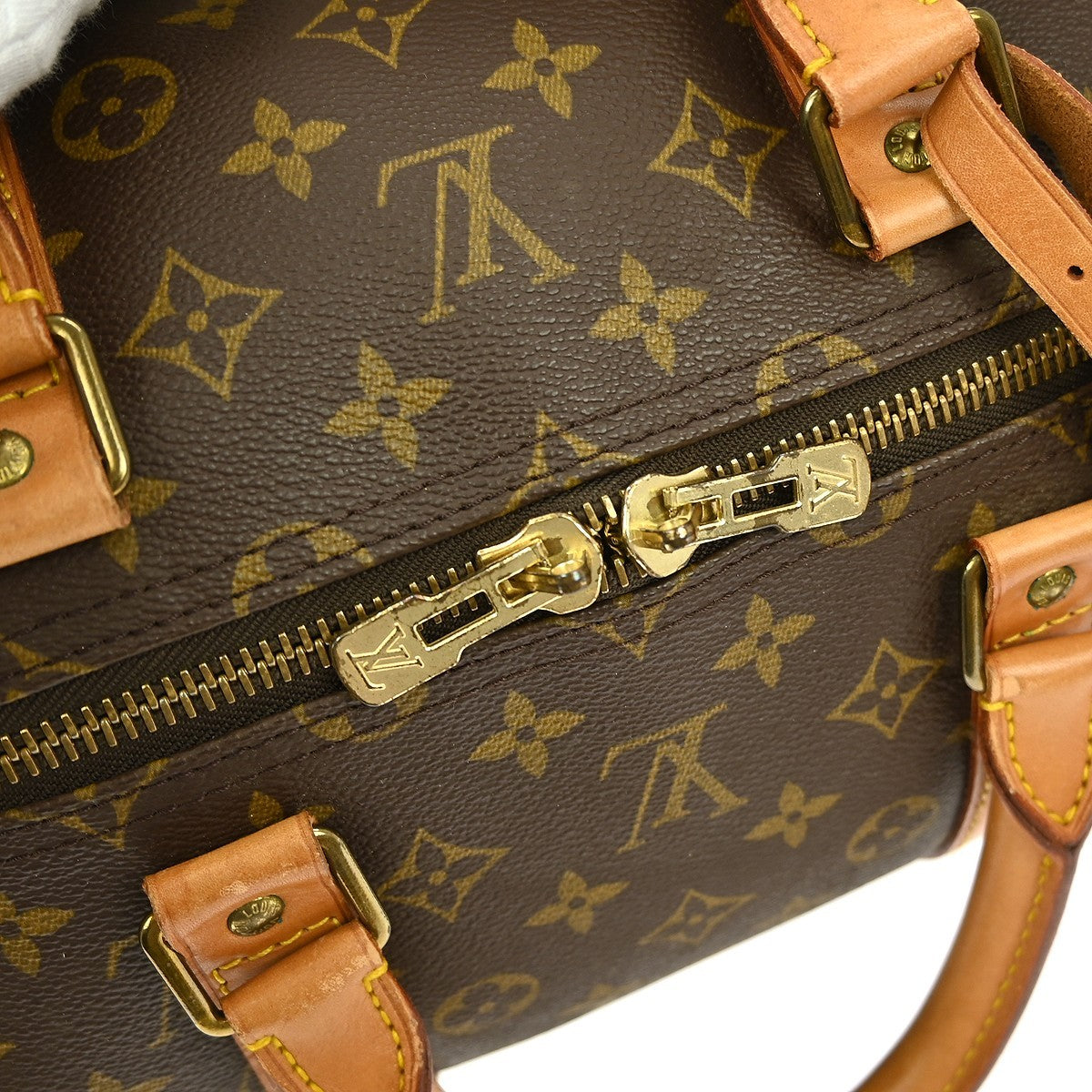 Louis Vuitton Keepall Bag Monogram Canvas Brown Canvas Travel Bag Bag (Pre-Owned)