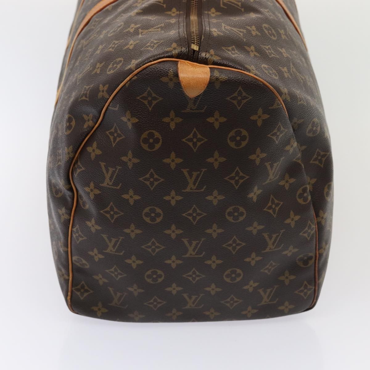 Louis Vuitton Keepall Bag Monogram Canvas Brown Canvas Travel Bag Bag (Pre-Owned)