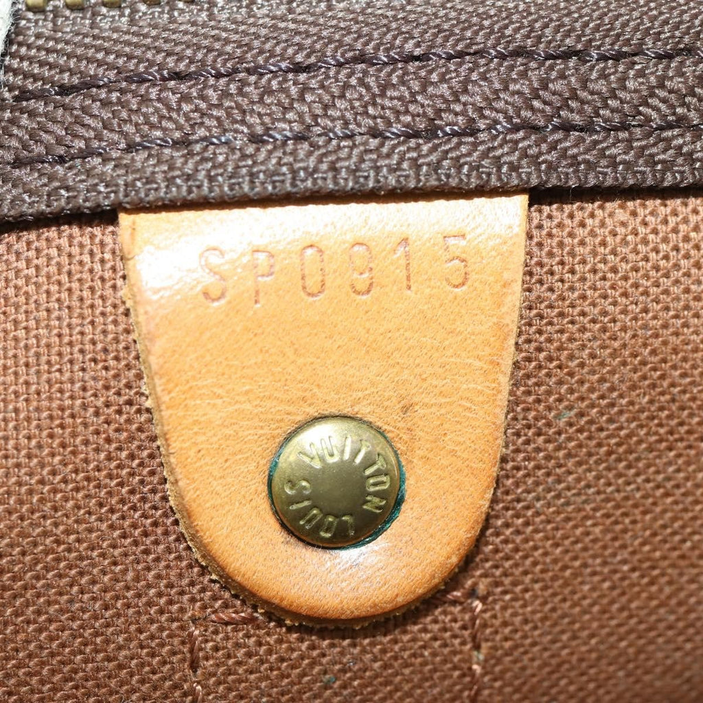 Louis Vuitton Keepall Bag Monogram Canvas Brown Canvas Travel Bag Bag (Pre-Owned)