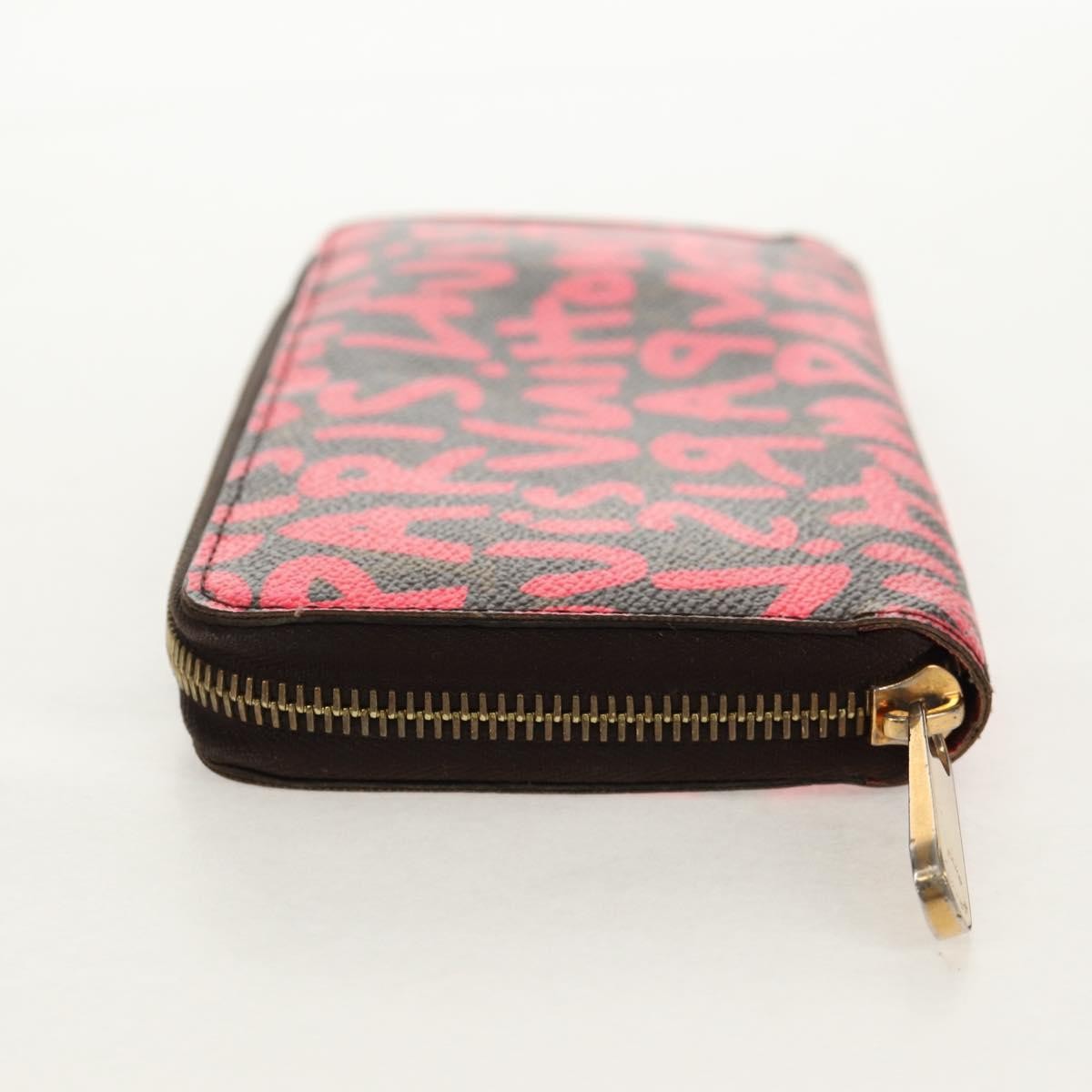 Louis Vuitton Zippy Wallet Canvas Pink Canvas Wallets Accessory (Pre-Owned)
