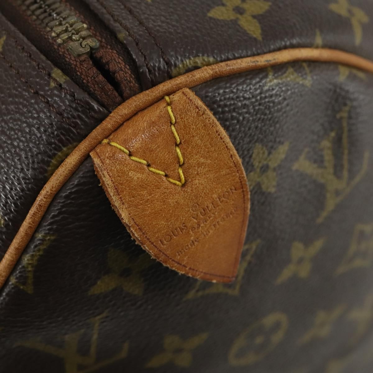 Louis Vuitton Keepall Bag Monogram Canvas Brown Canvas Travel Bag Bag (Pre-Owned)