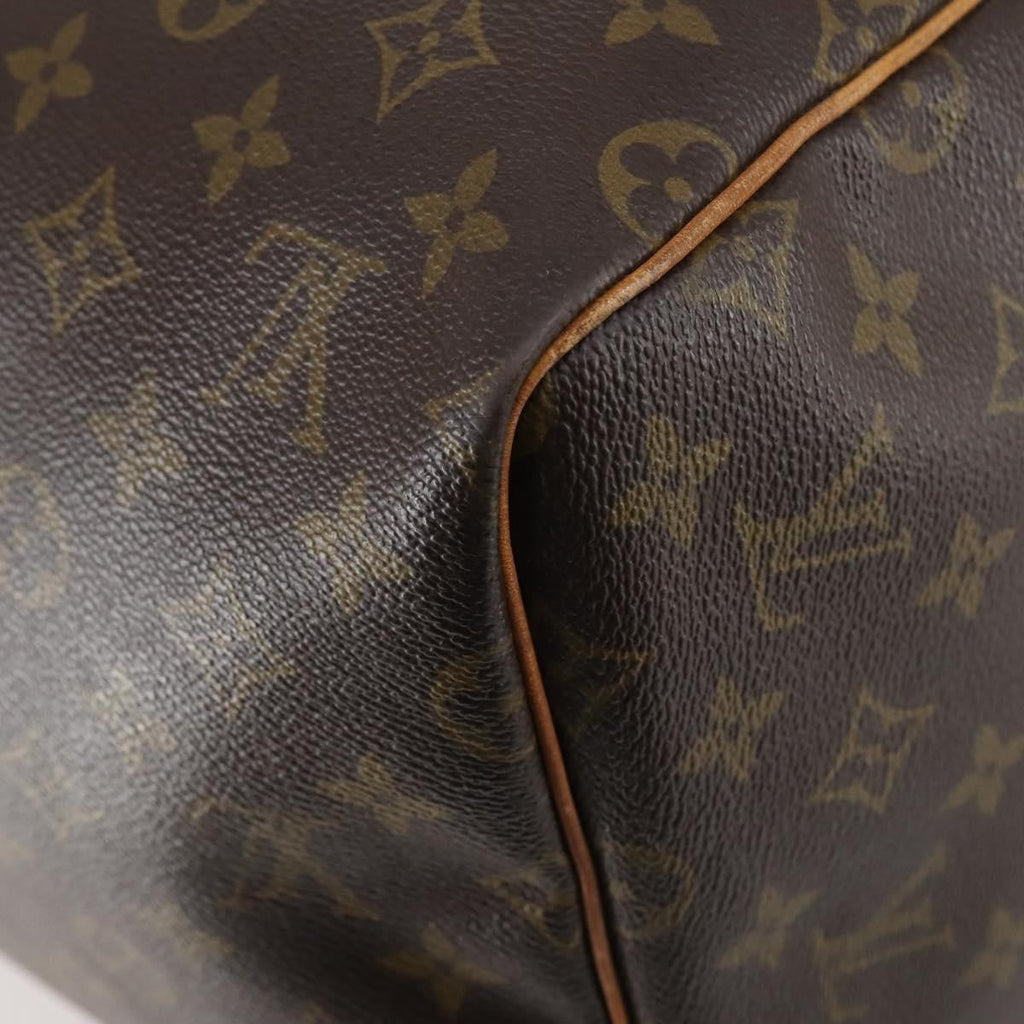 Louis Vuitton Keepall Bag Monogram Canvas Brown Canvas Travel Bag Bag (Pre-Owned)