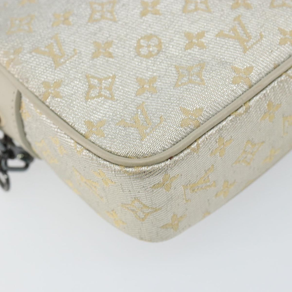 Louis Vuitton Mckenna Shoulder Bag Mini Lin Gold Canvas Bag (Pre-Owned)