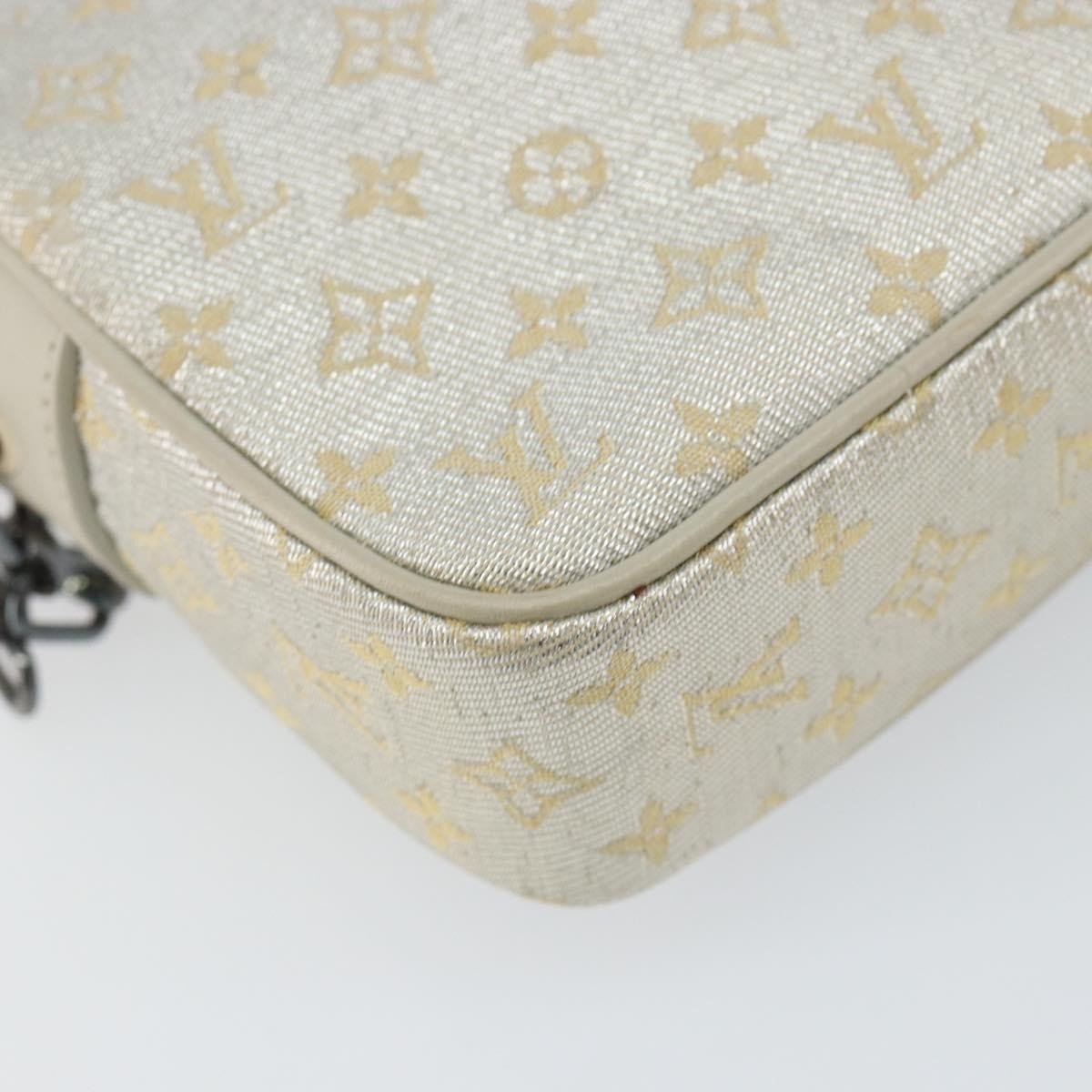 Louis Vuitton Mckenna Shoulder Bag Mini Lin Gold Canvas Bag (Pre-Owned)