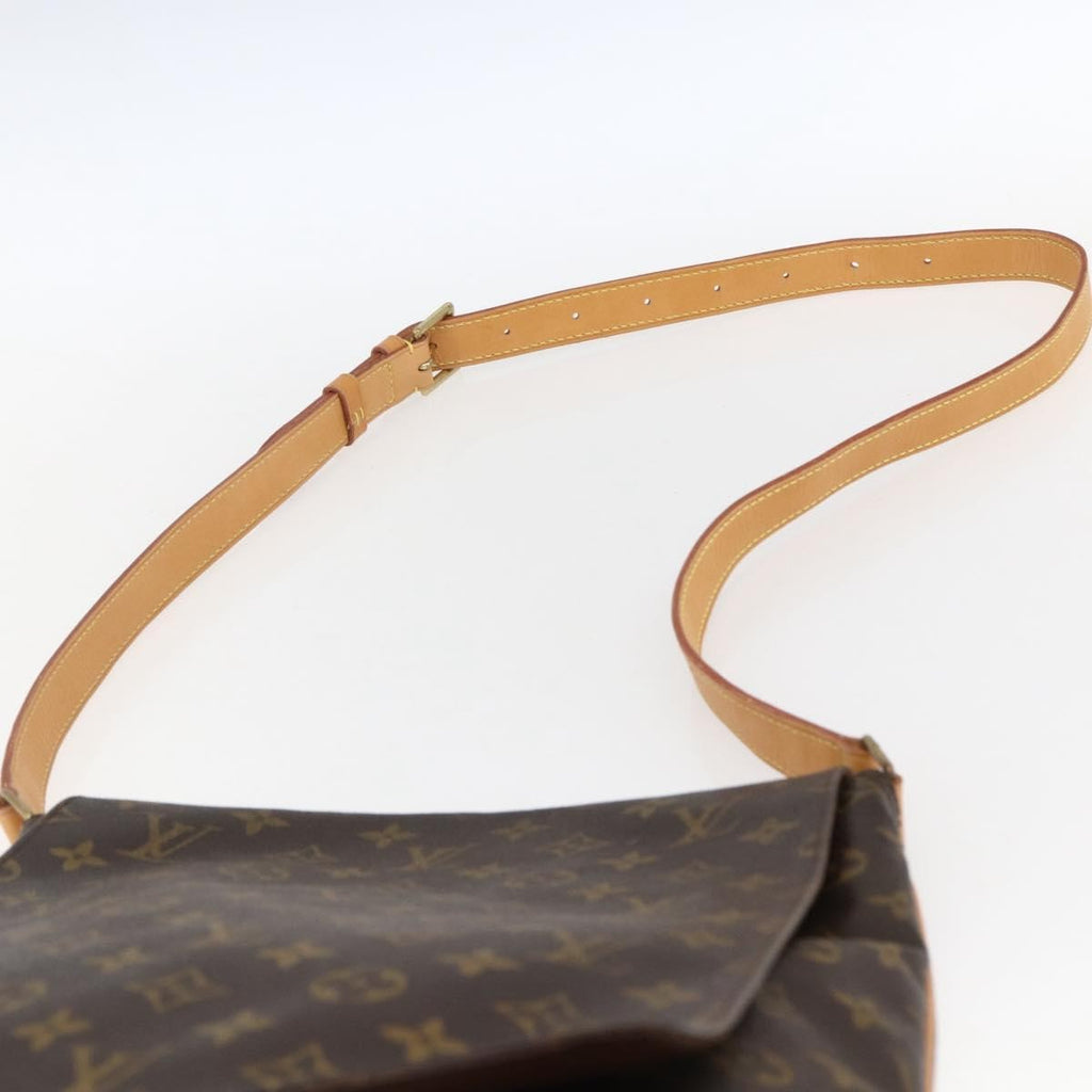 Louis Vuitton Musette Handbag Monogram Canvas Brown Canvas Shoulder Bag Bag (Pre-Owned)