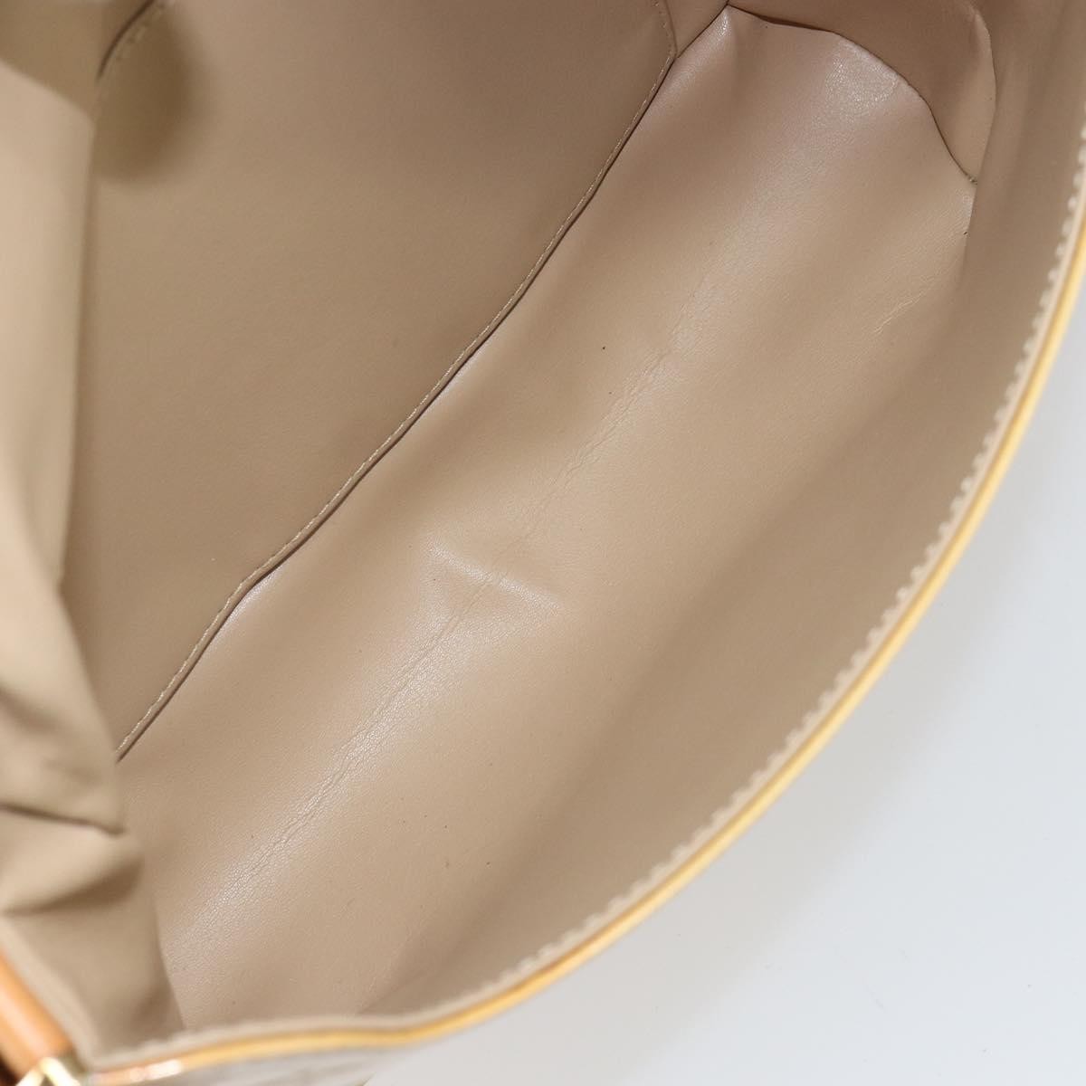 Louis Vuitton Thompson Street Handbag Monogram Vernis Beige Patent_Leather Shoulder Bag Bag (Pre-Owned)