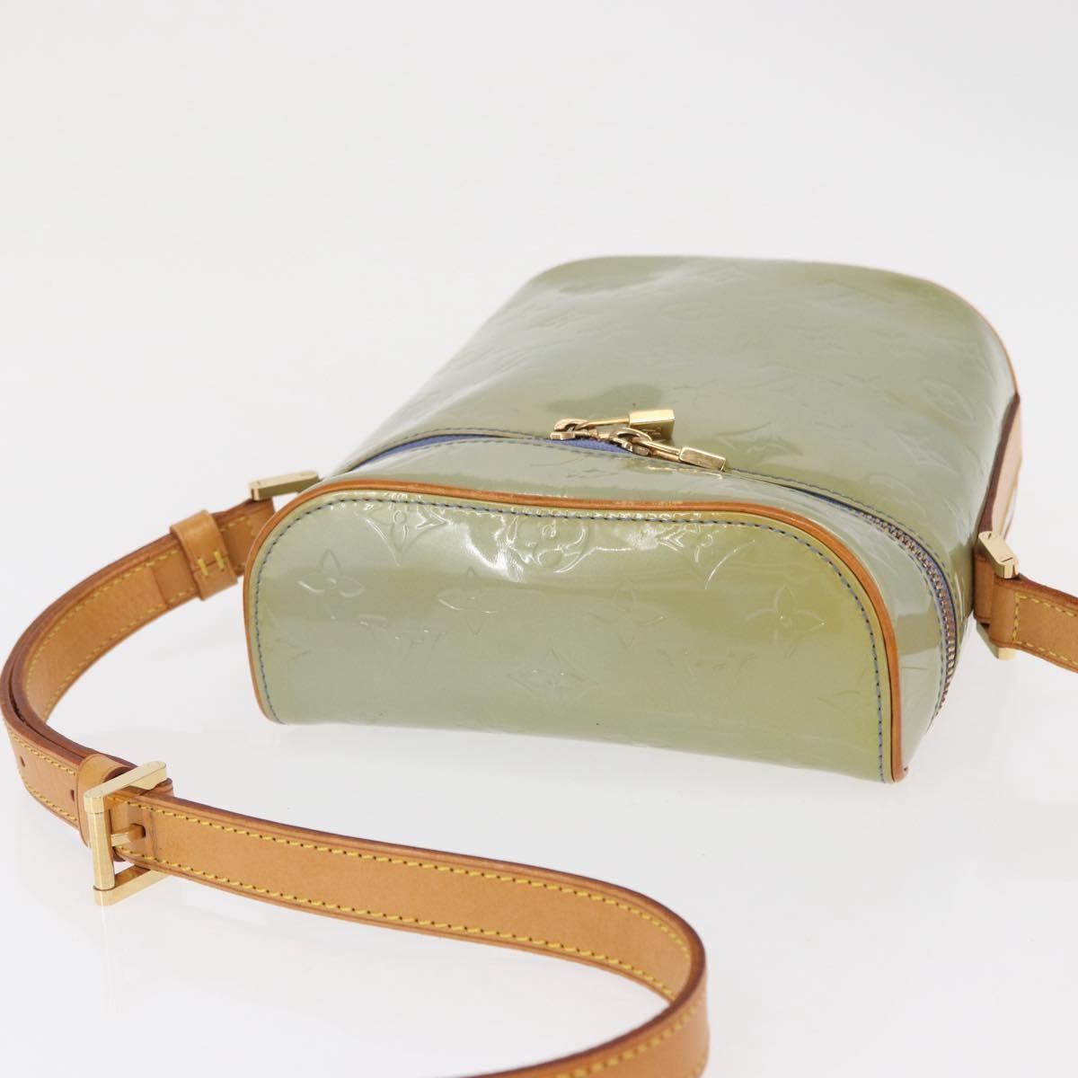 Louis Vuitton Sullivan Handbag Monogram Vernis Gray Patent_Leather Shoulder Bag Bag (Pre-Owned)