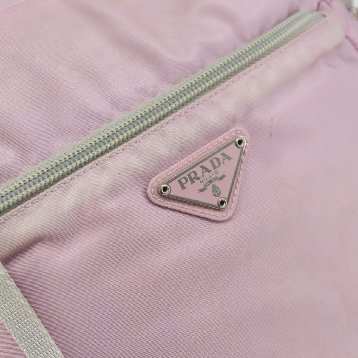 Prada Vintage Shoulder Bag Tessuto Pink Nylon Shoulder Bag Bag (Pre-Owned)