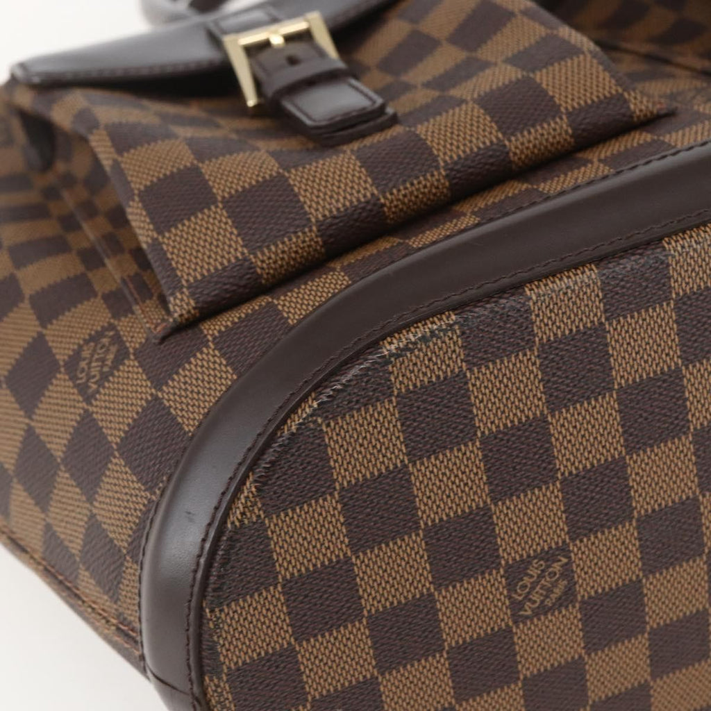 Louis Vuitton Manosque Handbag Damier Brown Canvas Tote Bag Bag (Pre-Owned)