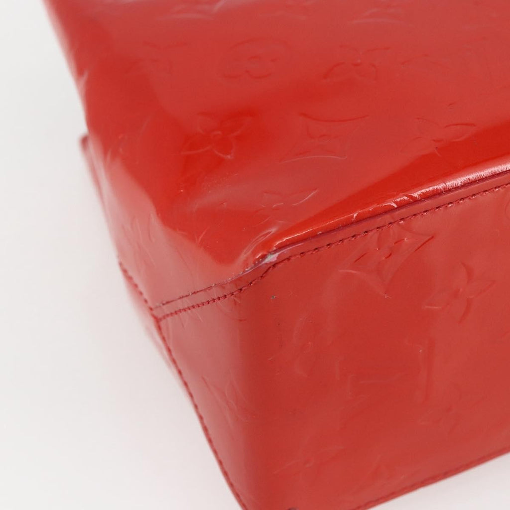 Louis Vuitton Reade Handbag Monogram Vernis Red Patent_Leather Handbag (Pre-Owned)