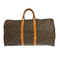 Louis Vuitton Keepall Bag Monogram Canvas Brown Canvas Travel Bag Bag (Pre-Owned)