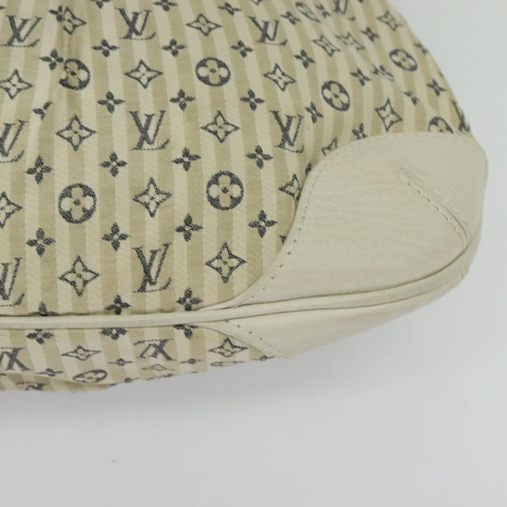 Louis Vuitton Marina Handbag Mini Lin Croisette Beige Canvas Handbag (Pre-Owned)