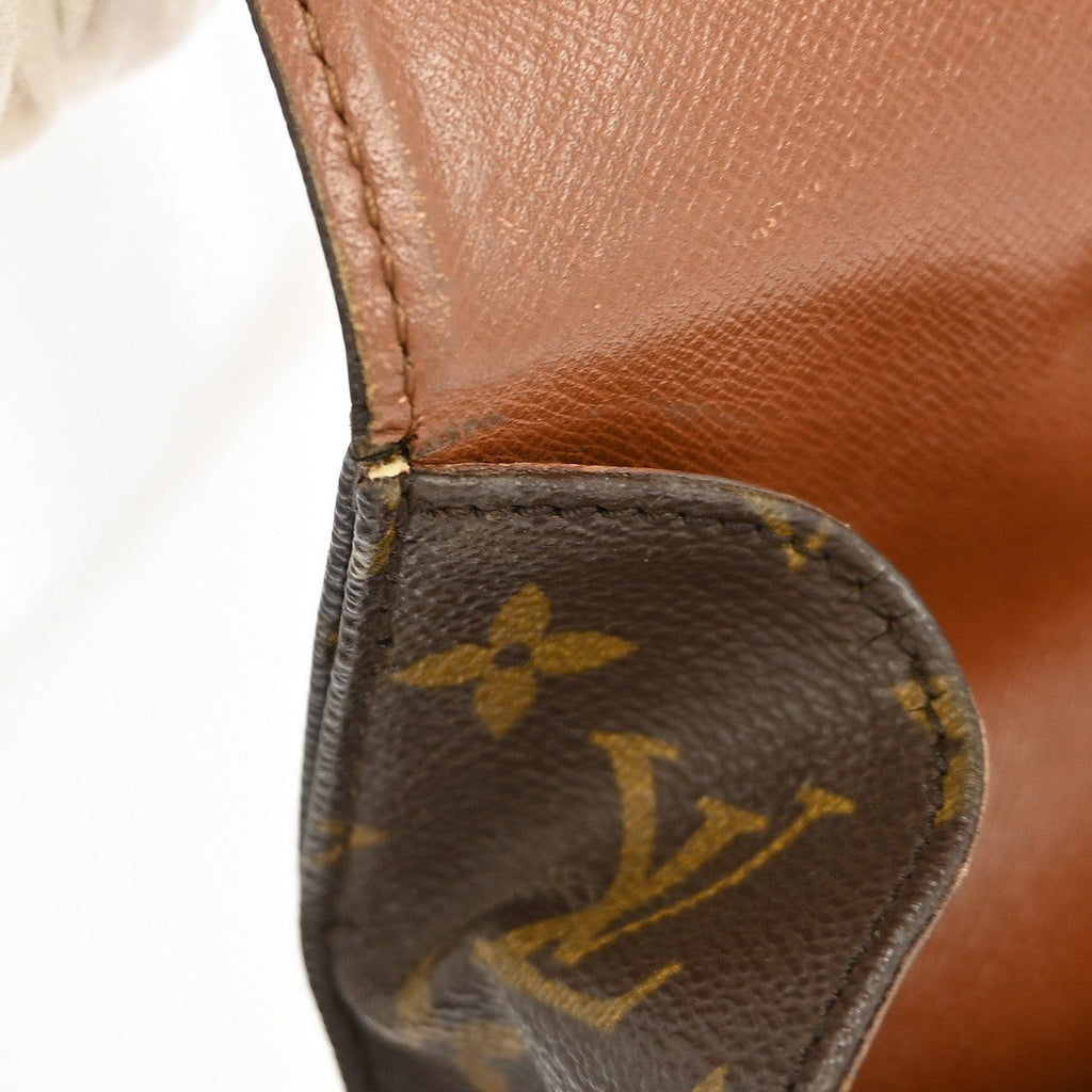 Louis Vuitton Cartouchiere Handbag Monogram Canvas Brown Canvas Shoulder Bag Bag (Pre-Owned)