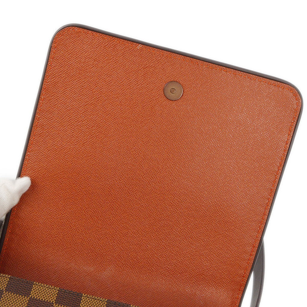 Louis Vuitton Tribeca Handbag Damier Brown Canvas Handbag (Pre-Owned)