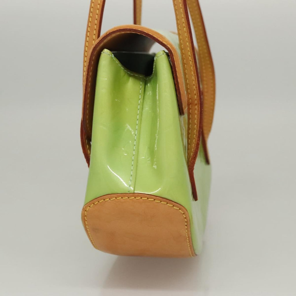 Louis Vuitton Biscayne Bay Handbag Monogram Vernis Green Patent_Leather Shoulder Bag Bag (Pre-Owned)