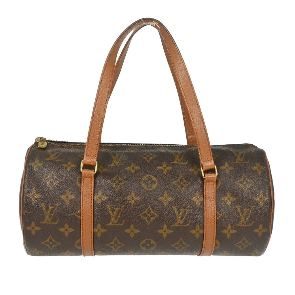 Louis Vuitton Papillon Handbag Monogram Canvas Brown Canvas Handbag (Pre-Owned)