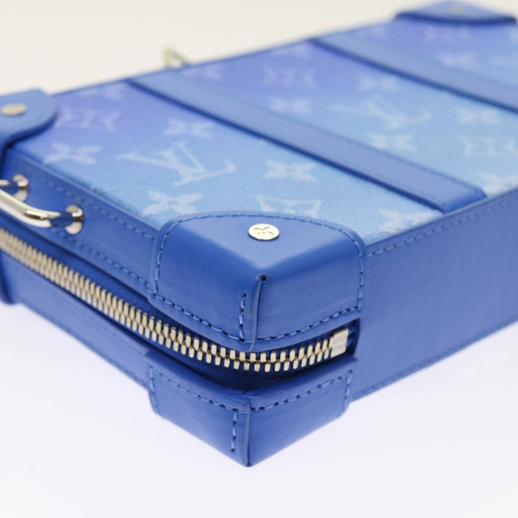Louis Vuitton Soft Trunk Wallet Limited Edition Monogram Clouds Blue Canvas Bag (Pre-Owned)