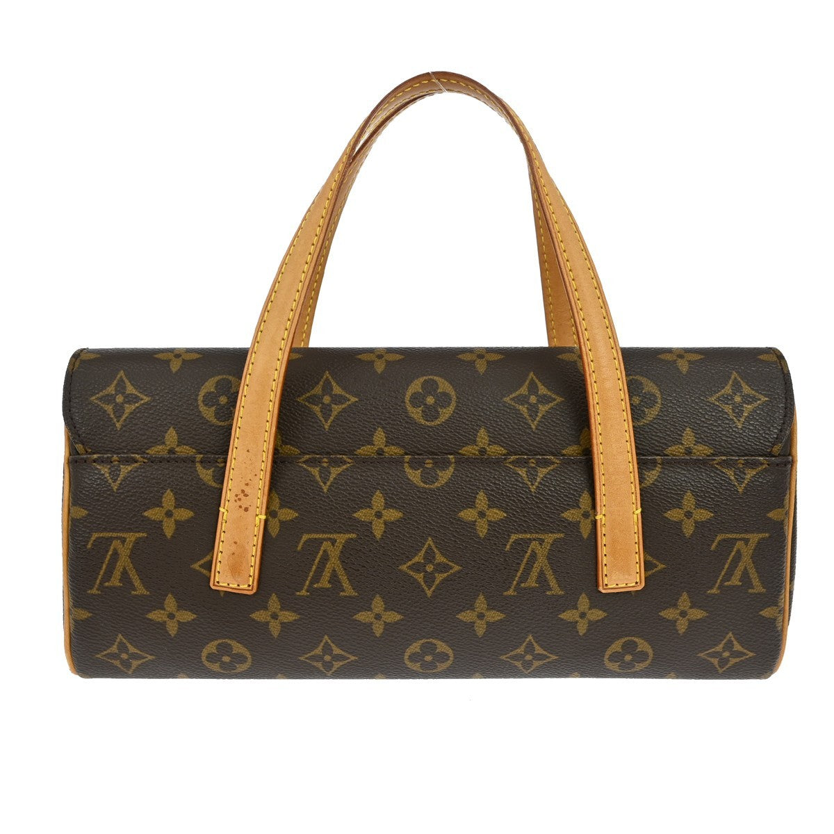 Louis Vuitton Sonatine Handbag Monogram Canvas Brown Canvas Handbag (Pre-Owned)