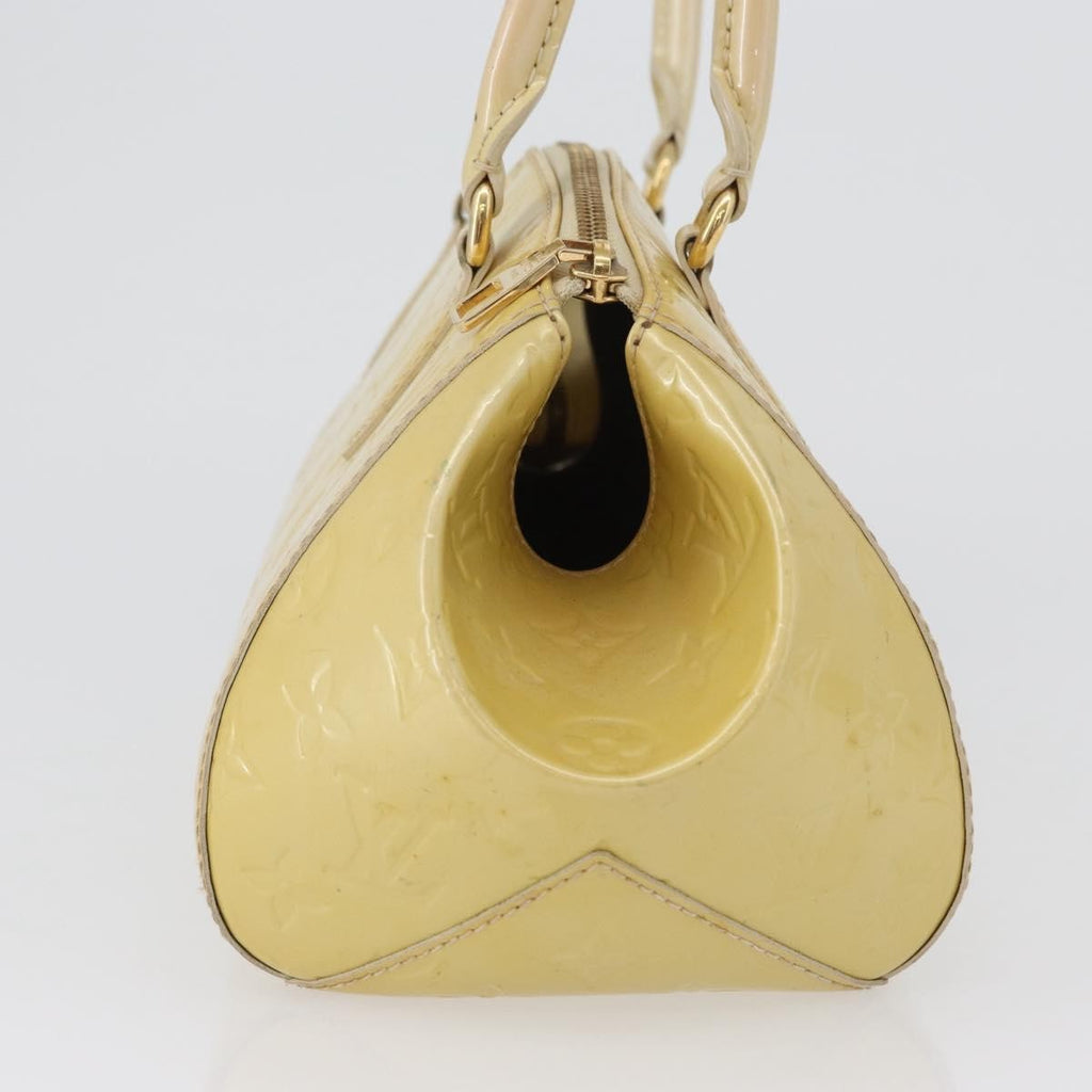 Louis Vuitton Sherwood Handbag Monogram Vernis Yellow Patent_Leather Handbag (Pre-Owned)