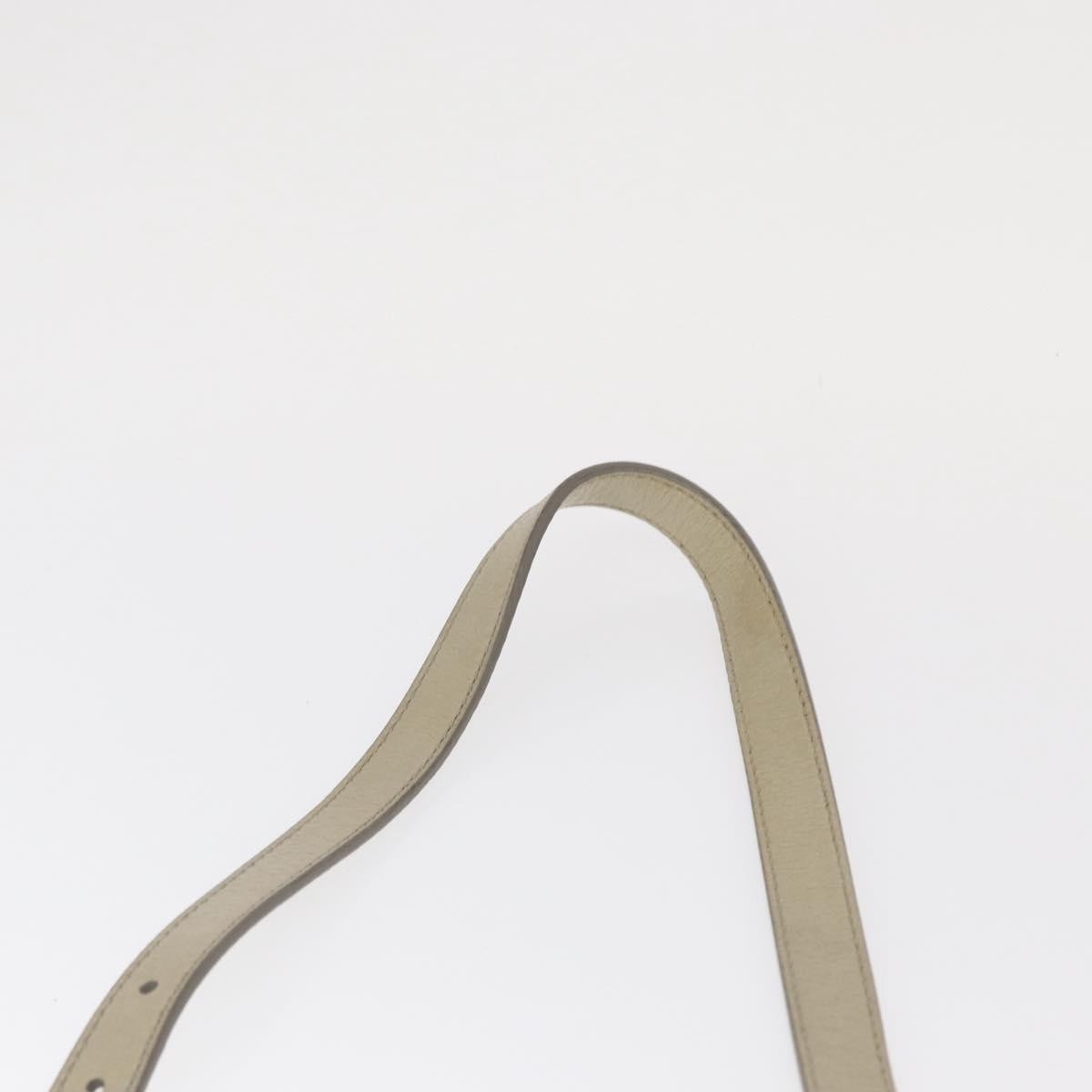 Prada Tote Vitello Daino Vitello Daino Beige Leather Handbag (Pre-Owned)