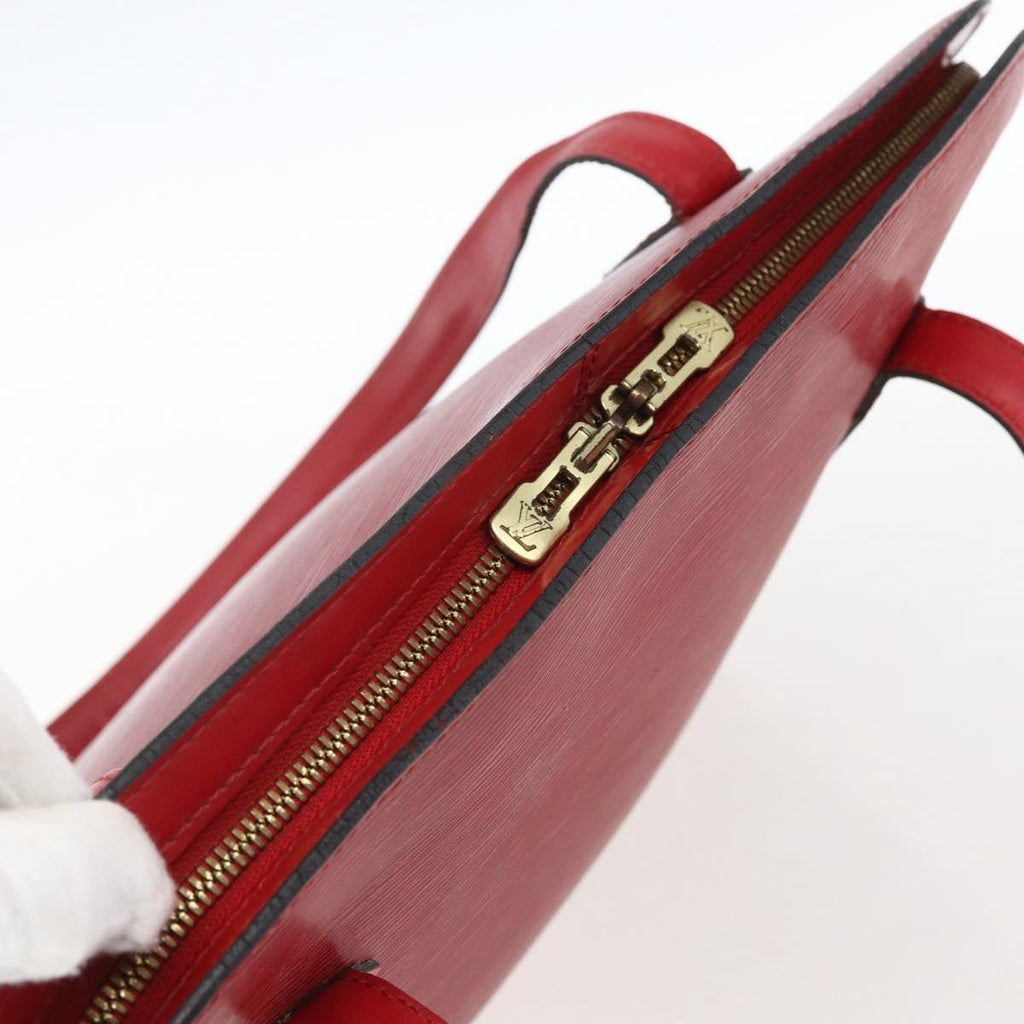 Louis Vuitton Lussac Handbag Epi Leather Red Leather Shoulder Bag Bag (Pre-Owned)