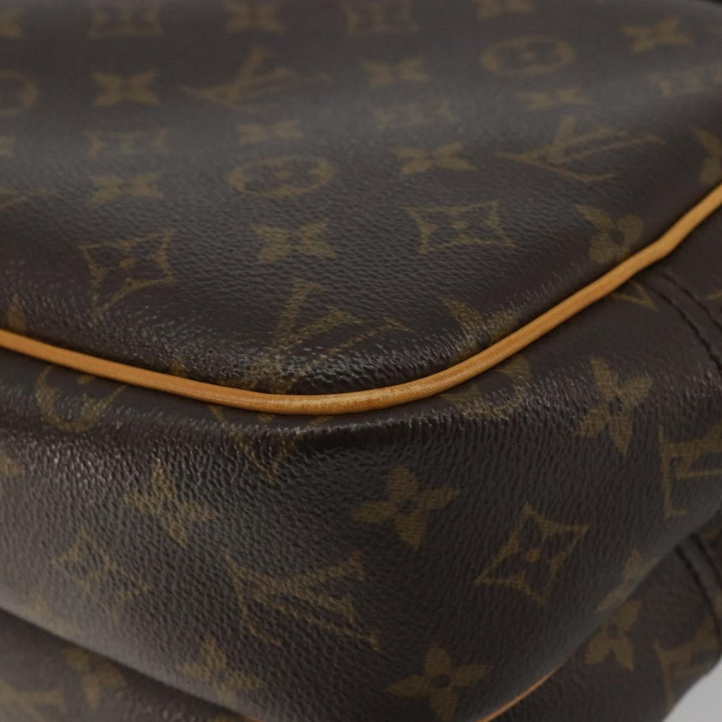 Louis Vuitton Reporter Bag Monogram Canvas Brown Canvas Shoulder Bag Bag (Pre-Owned)