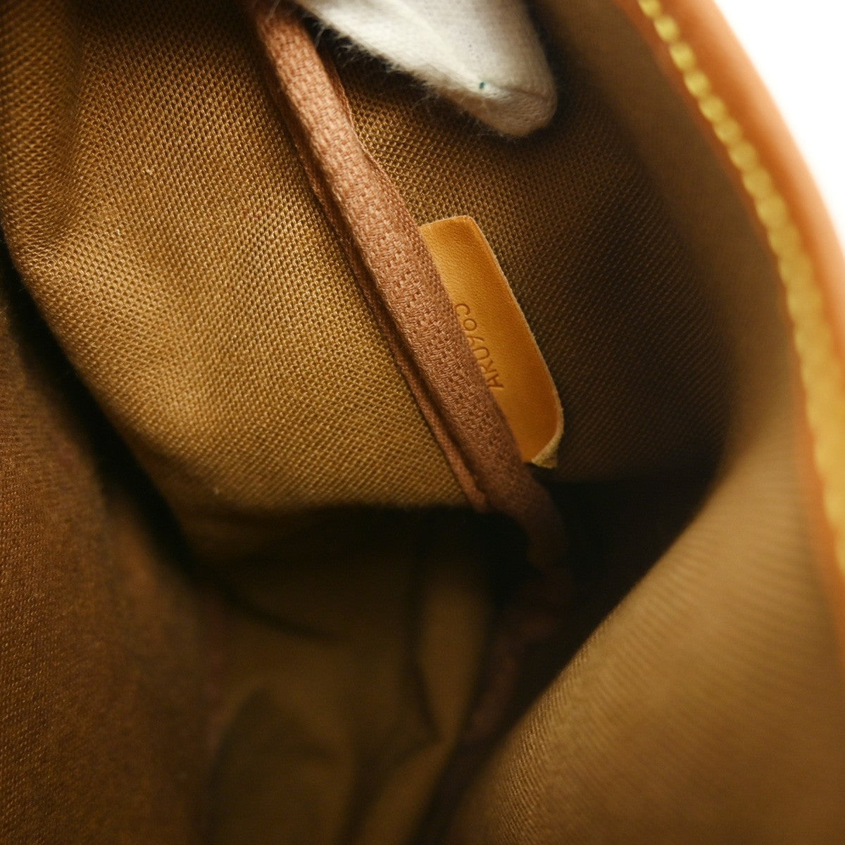Louis Vuitton Saumur Handbag Monogram Canvas Brown Canvas Shoulder Bag Bag (Pre-Owned)