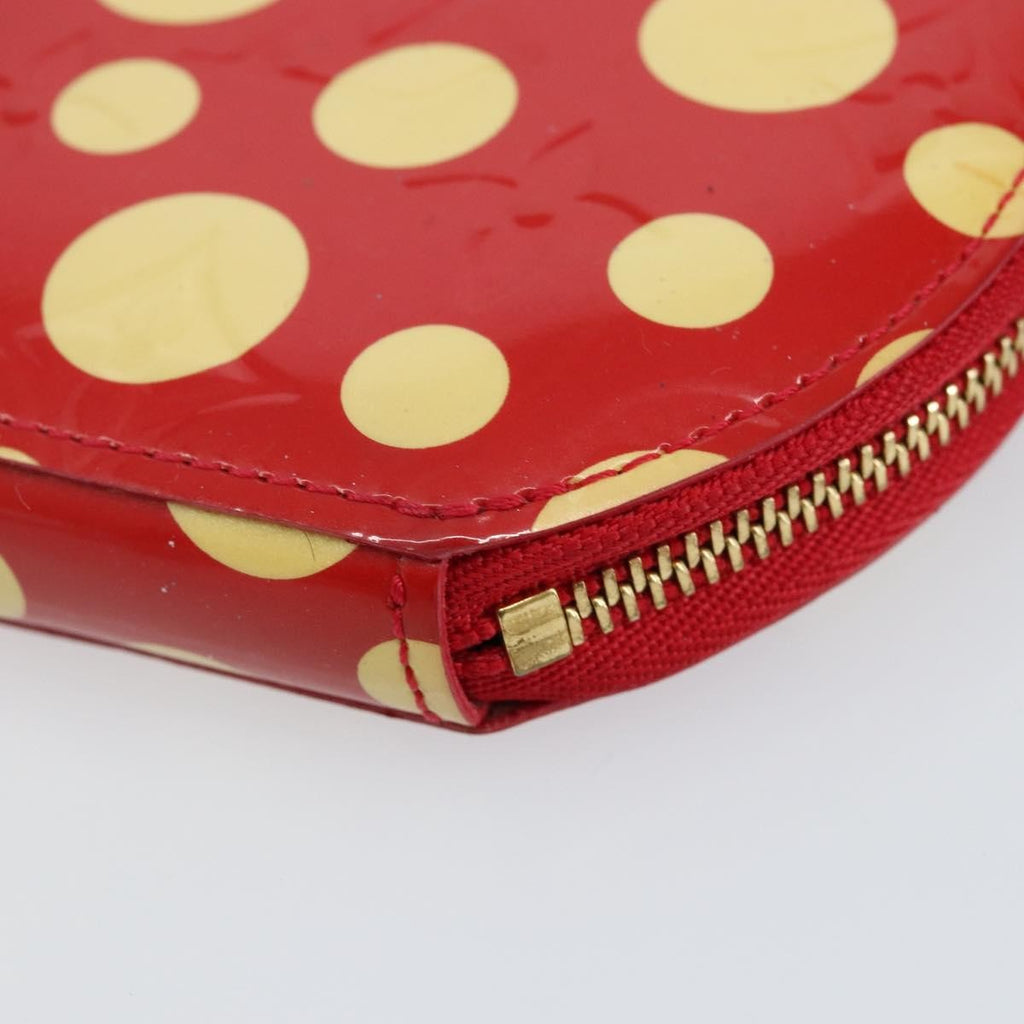 Louis Vuitton Boite Chapeau Coin Purse Patent Leather Red Patent_Leather Wallets Accessory (Pre-Owned)
