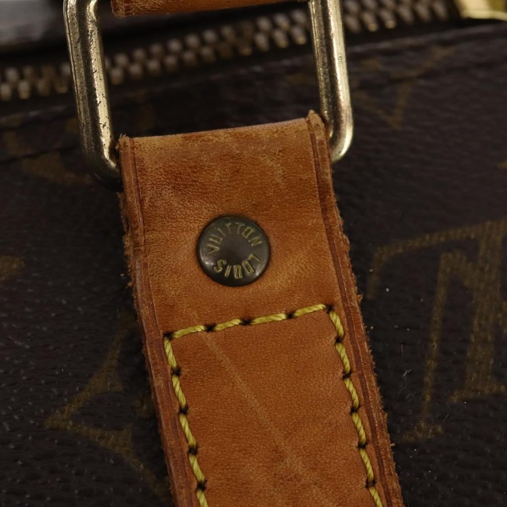 Louis Vuitton Keepall Bag Monogram Canvas Brown Canvas Travel Bag Bag (Pre-Owned)